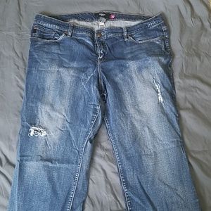 Torrid distressed jeans